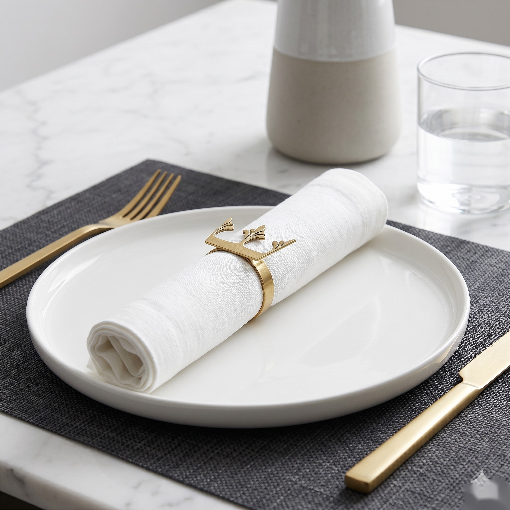 The Monarch Regal Crown Napkin Ring Collection